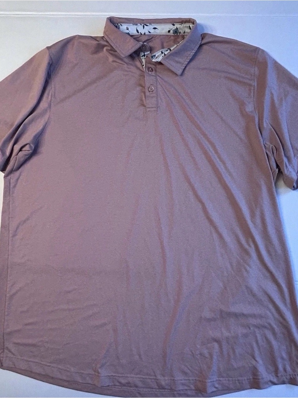 Men's Mauve Swannies polo XXL NWOT